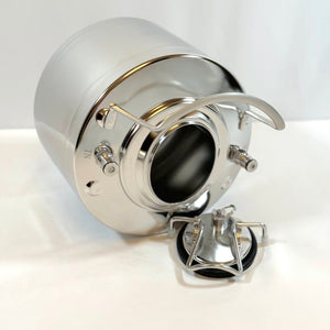 Keg Sideways with Lid Off