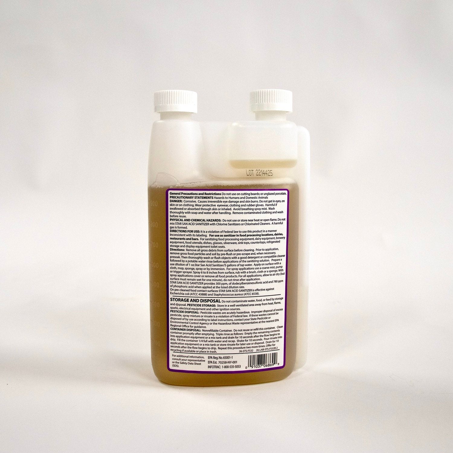 Star San Sanitizer Back