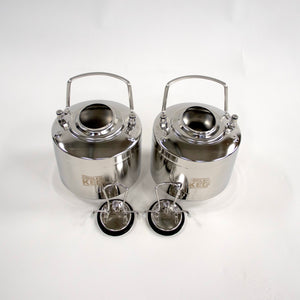 Two Wide Mouth Kegs Opened