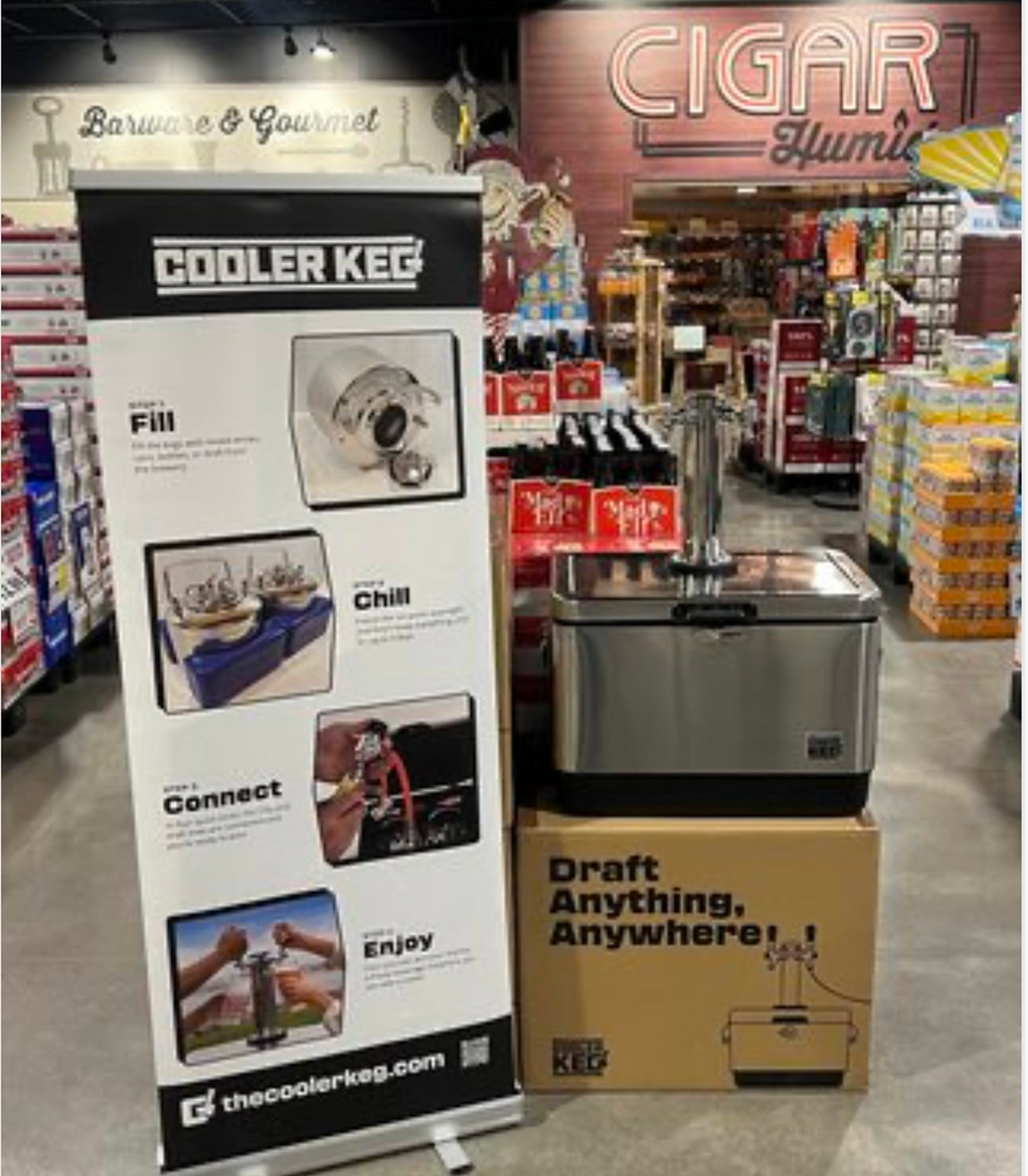 Cooler Keg Launches in Australia and In-Store at Arrow Wine