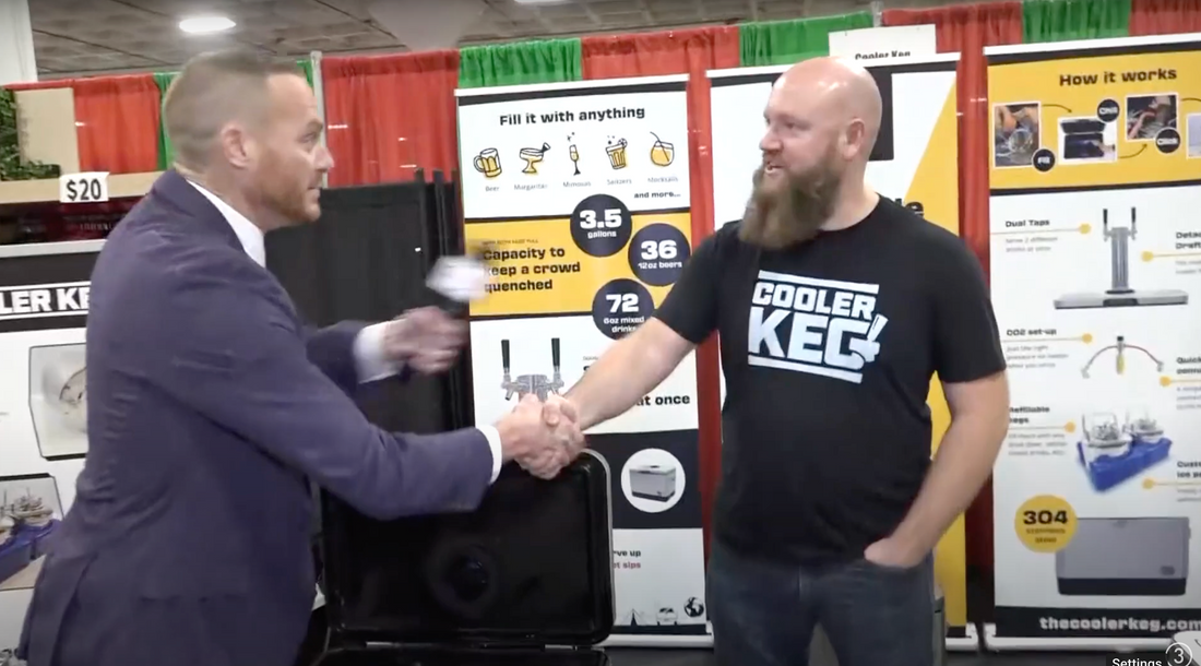 Cooler Keg at the Cleveland Christmas Connection
